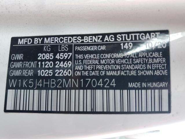 2021 MERCEDES-BENZ CLA 250 4M #3298109158