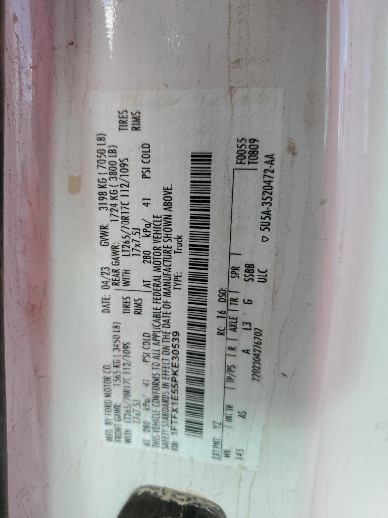 2023 FORD F150 SUPER - 1FTFX1E55PKE30539