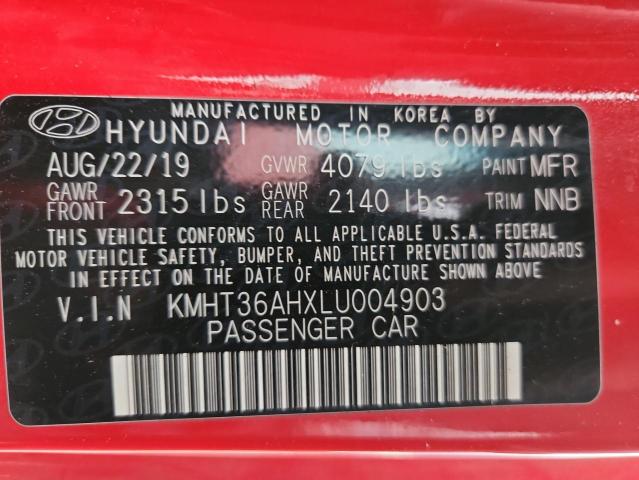 2020 HYUNDAI VELOSTER N #3290639812