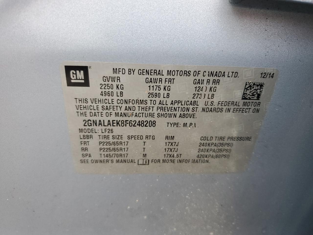 CHEVROLET EQUINOX LS