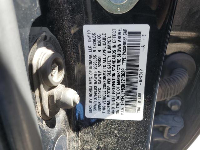 2019 HONDA CIVIC LX #3284661326