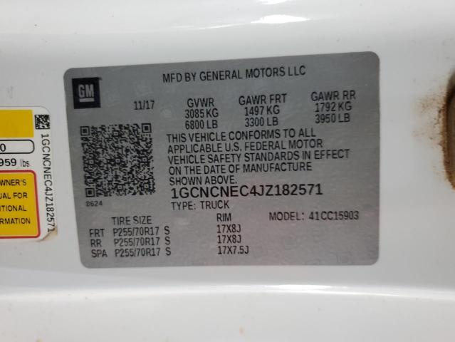 2018 CHEVROLET SILVERADO #3310663737