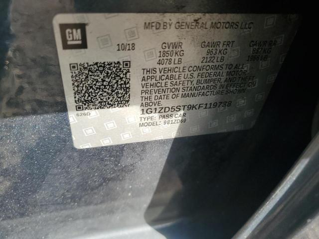 2019 CHEVROLET MALIBU LT #3275461710