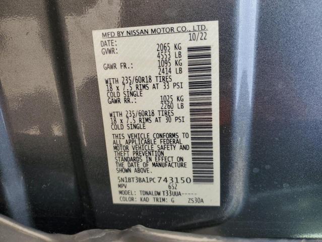 2023 NISSAN ROGUE SV - 5N1BT3BA1PC743150