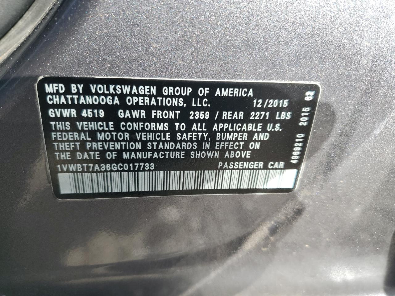 VOLKSWAGEN PASSAT SE