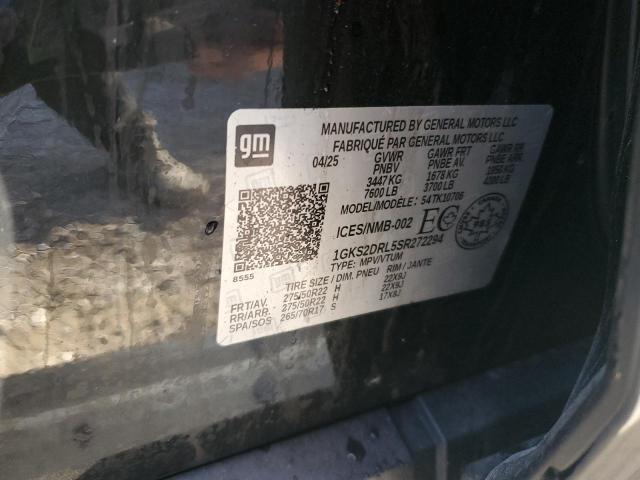 2025 GMC YUKON DENALI 1GKS2DRL5SR272294