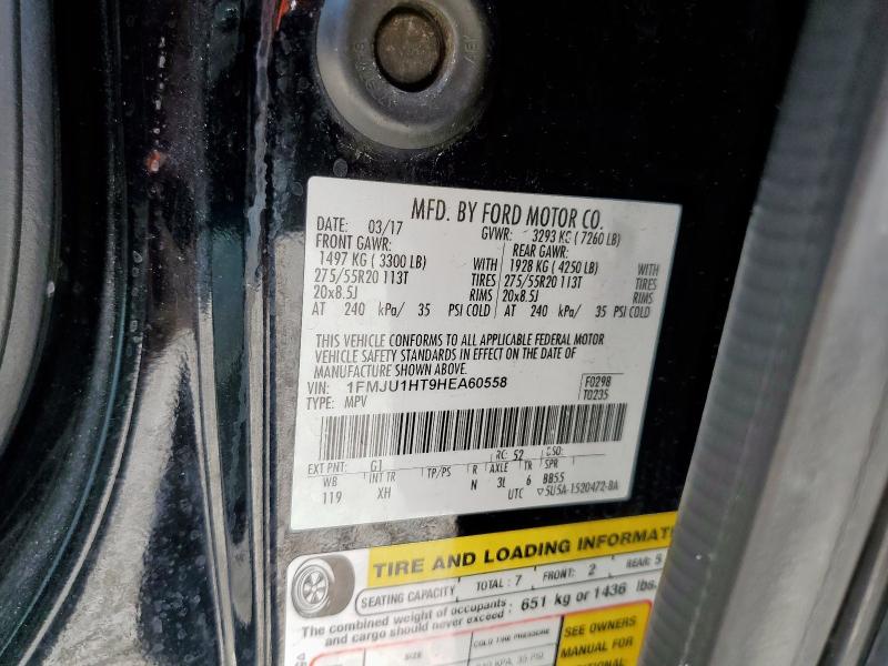 2017 FORD EXPEDITION XLT - 1FMJU1HT9HEA60558