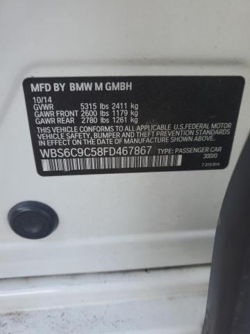 2015 BMW M6 GRAN CO WBS6C9C58FD467867
