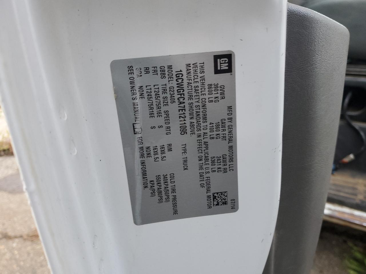 CHEVROLET EXPRESS G2