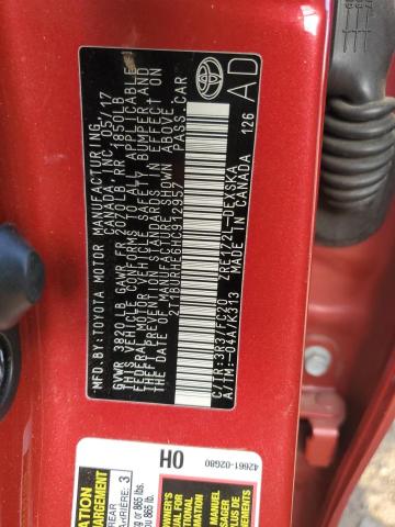 2017 TOYOTA COROLLA L - 2T1BURHE6HC912957