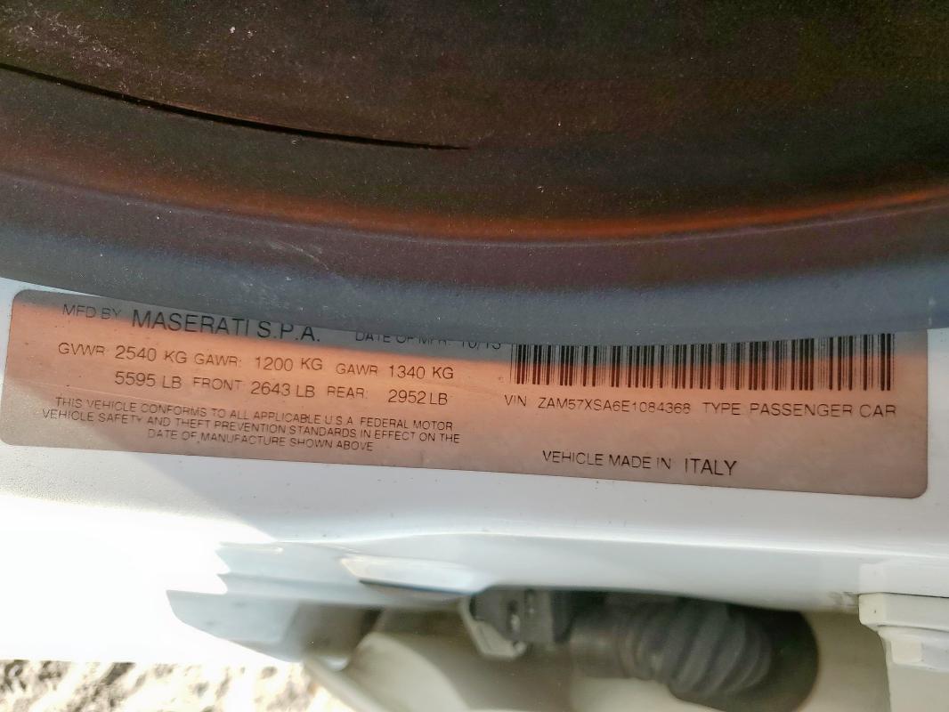 2014 MASERATI GHIBLI #3292287263