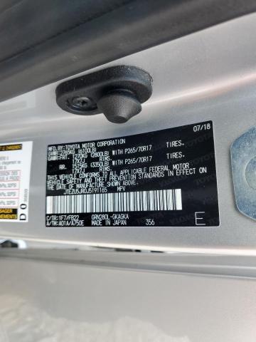 2018 TOYOTA 4RUNNER SR5 JTEZU5JR0J5191165