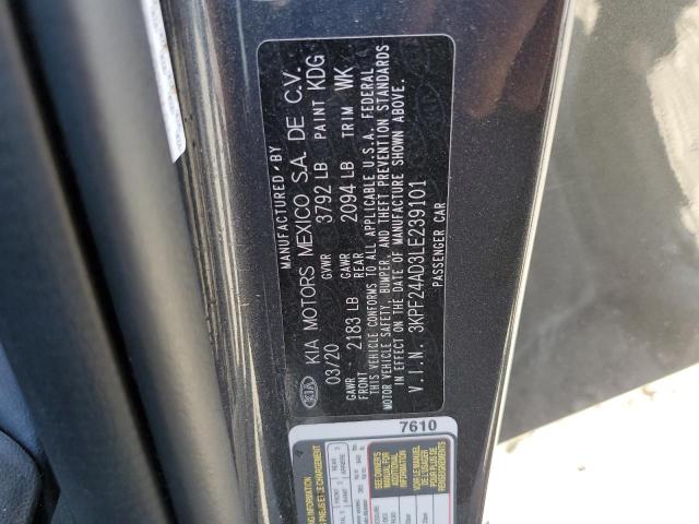 2020 KIA FORTE FE - 3KPF24AD3LE239101