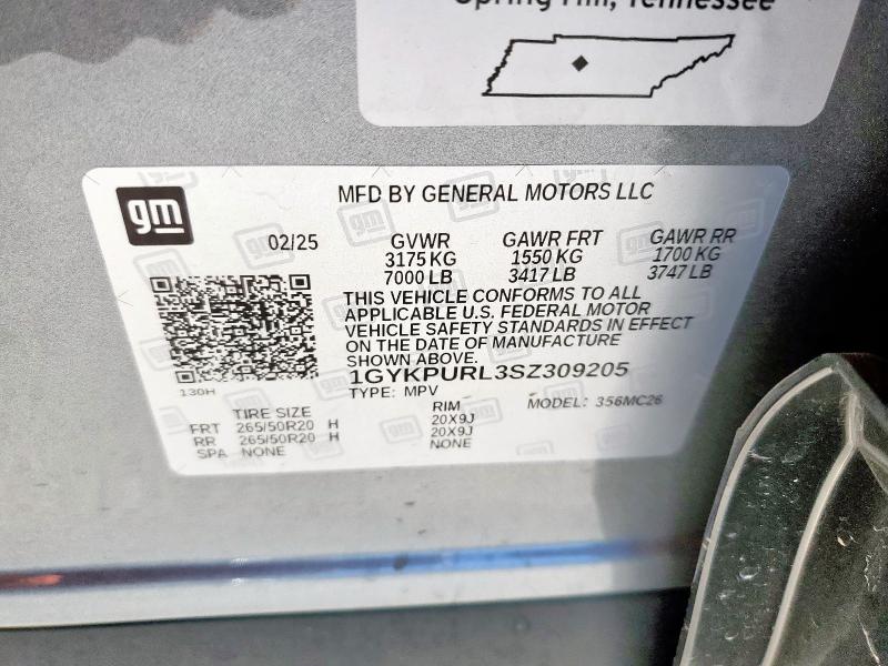 2025 CADILLAC LYRIQ SPOR #3291551939