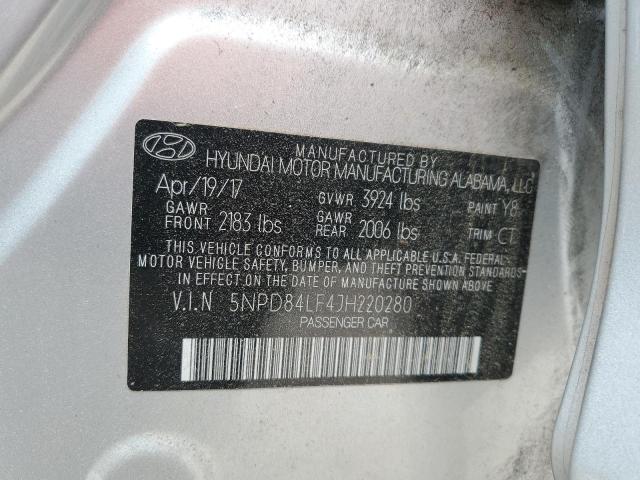 2018 HYUNDAI ELANTRA SE - 5NPD84LF4JH220280