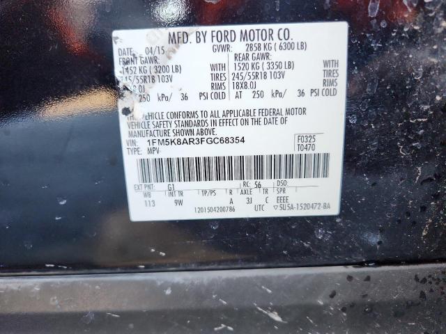 2015 FORD EXPLORER #3277340362