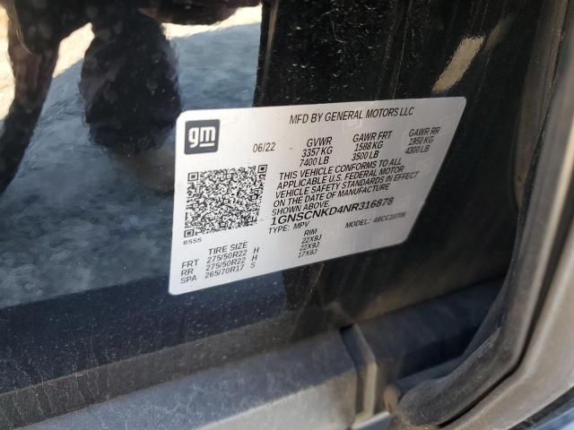 2022 CHEVROLET TAHOE C150 #3304763925