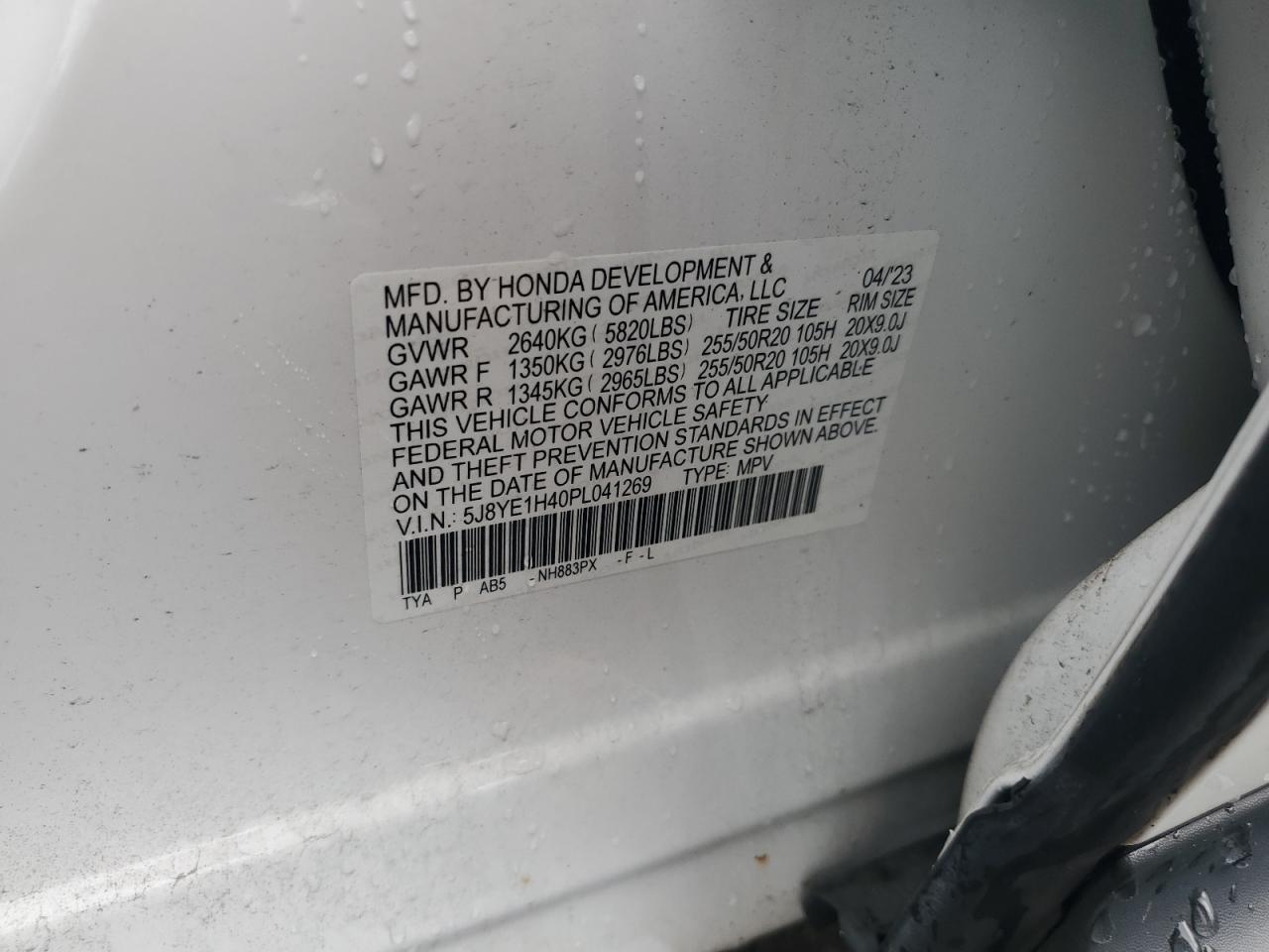 ACURA MDX TECHNOLOGY