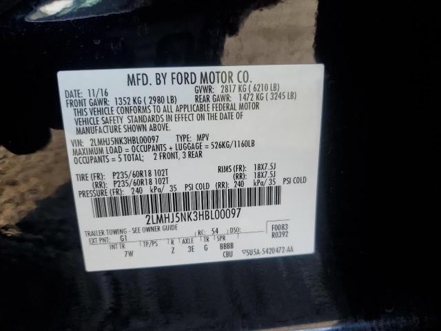 2017 LINCOLN MKT - 2LMHJ5NK3HBL00097