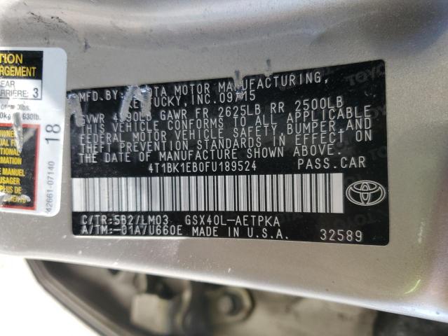 2015 TOYOTA AVALON XLE #3292485690