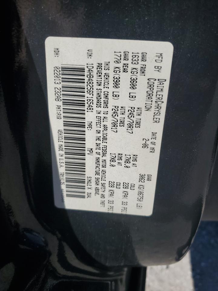 Lot #3298143278 2006 DODGE DURANGO SL