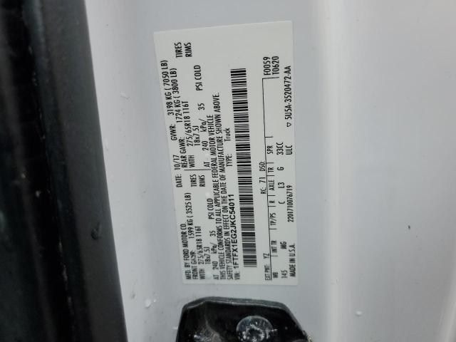 2018 FORD F150 SUPER #3310454314