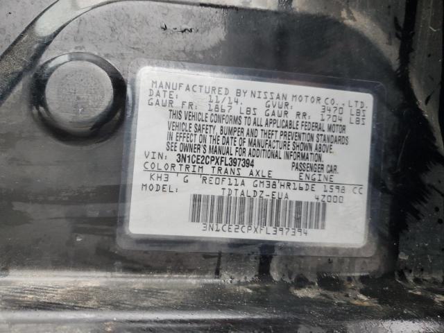 2015 NISSAN VERSA NOTE 3N1CE2CPXFL397394