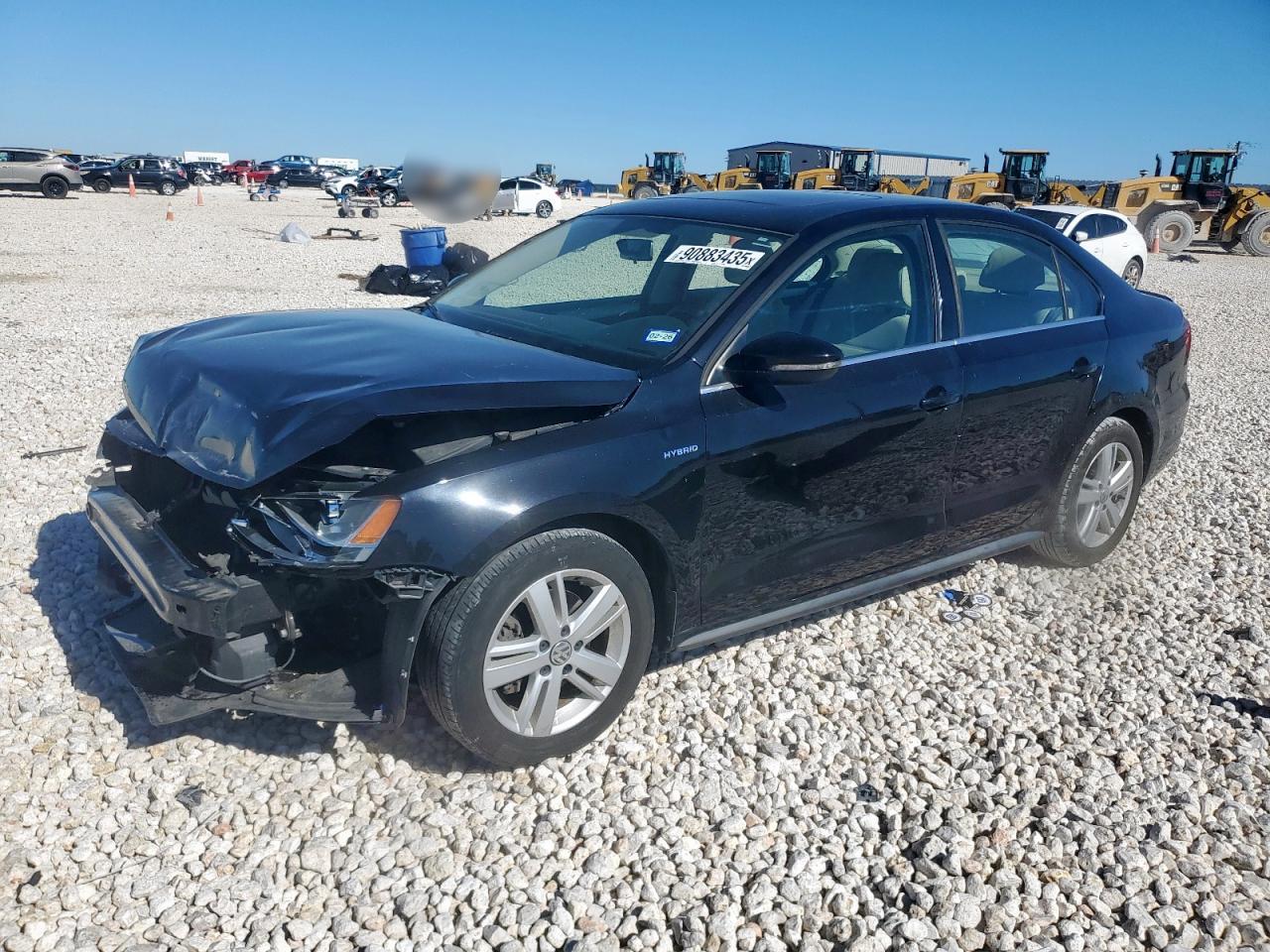 Lot #3304966948 2013 VOLKSWAGEN JETTA HYBR