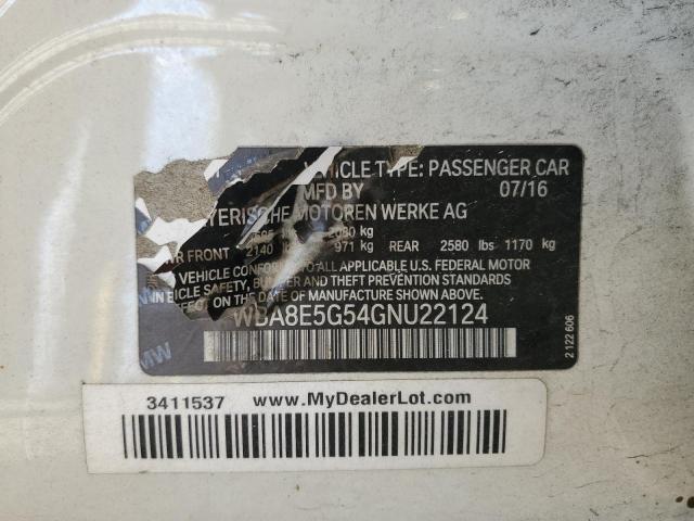 2016 BMW 320 XI WBA8E5G54GNU22124