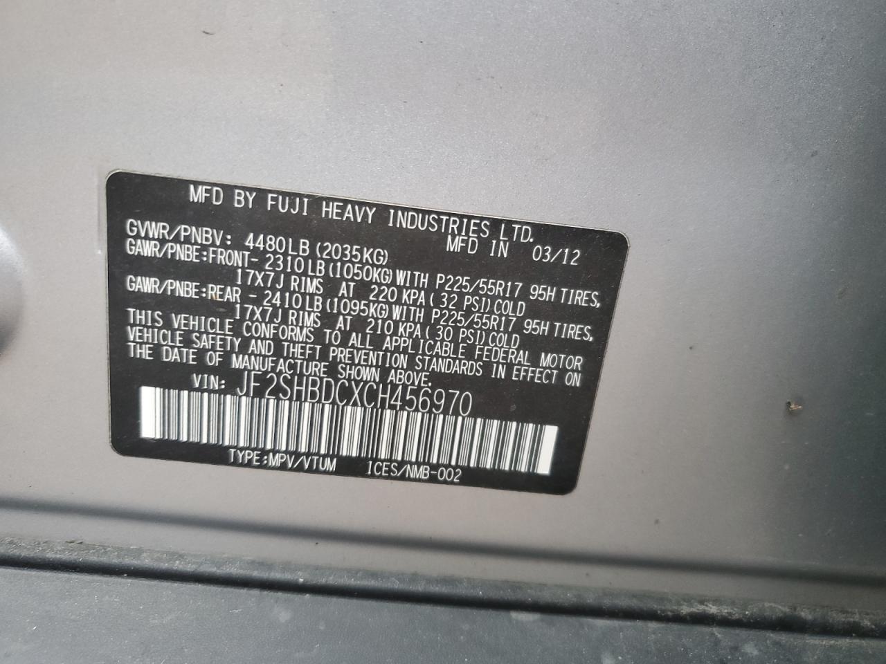 SUBARU FORESTER 2.5X PREMIUM