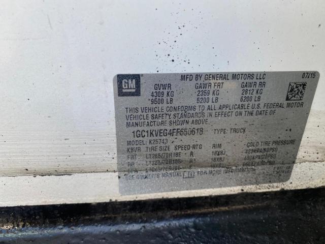 2015 CHEVROLET SILVERADO K2500 HEAVY DUTY LT 1GC1KVEG4FF650618