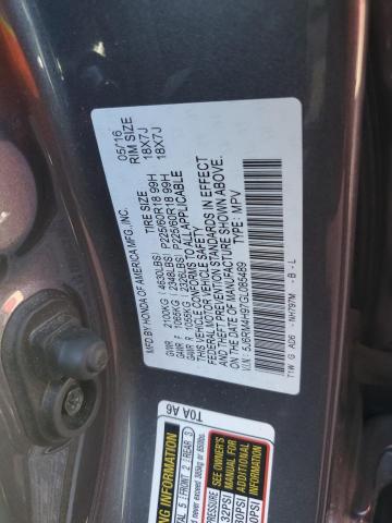 2016 HONDA CR-V TOURI #3297219403