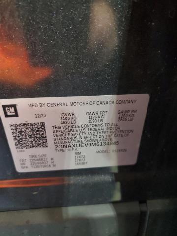 2021 CHEVROLET EQUINOX LT 2GNAXUEV9M6134845