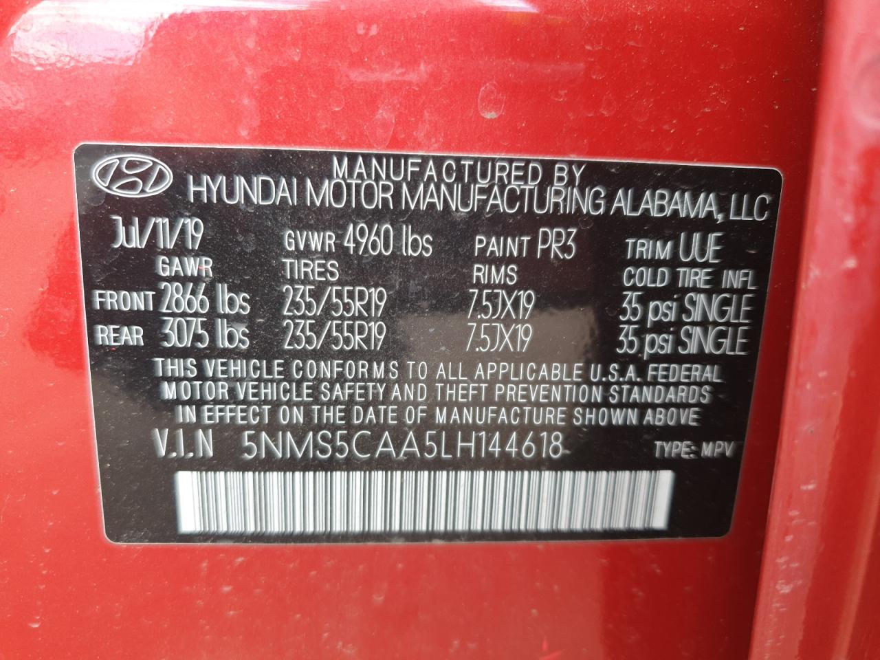 HYUNDAI SANTA FE LIMITED