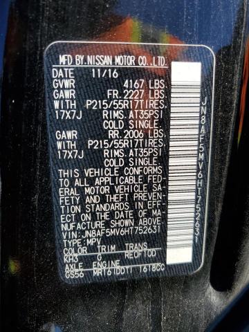 2017 NISSAN JUKE S - JN8AF5MV6HT752631