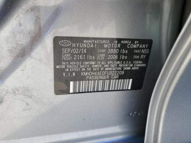 2015 HYUNDAI ELANTRA SE - KMHDH4AE0FU322209