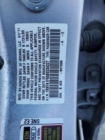 2011 HONDA CIVIC LX-S - 19XFA1F65BE034227