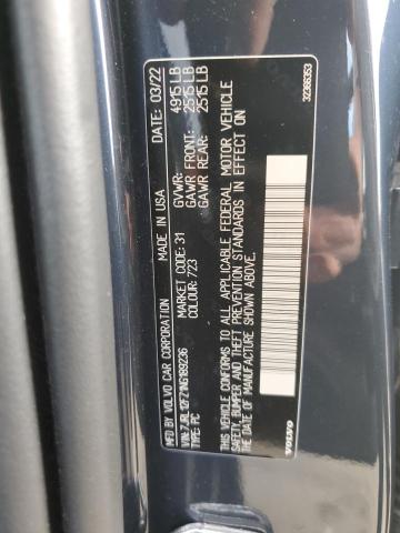 2022 VOLVO S60 B5 MOM 7JRL12FZ1NG189236