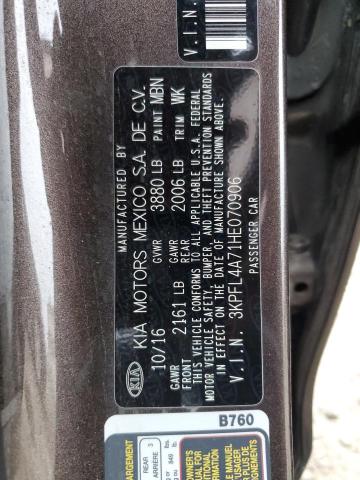 2017 KIA FORTE LX - 3KPFL4A71HE070906