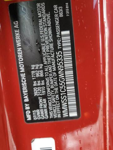 2016 MINI COOPER PAC WMWSS1C55GWN95335