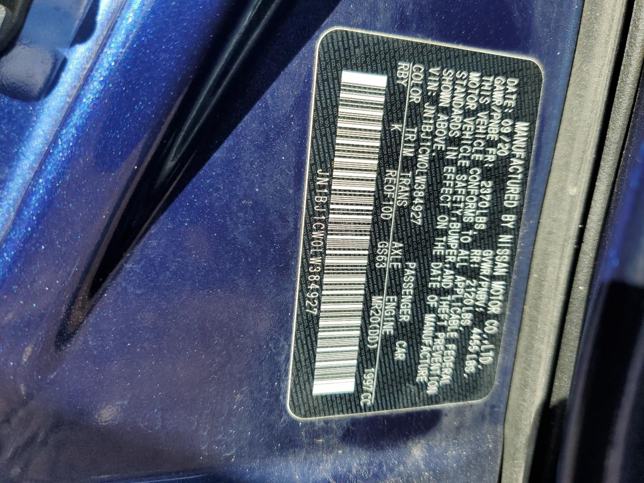 NISSAN ROGUE SPORT S