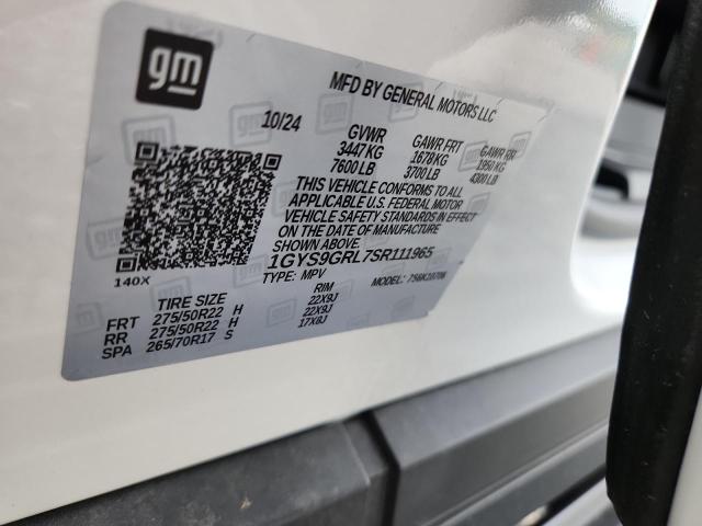 2025 CADILLAC ESCALADE S 1GYS9GRL7SR111965