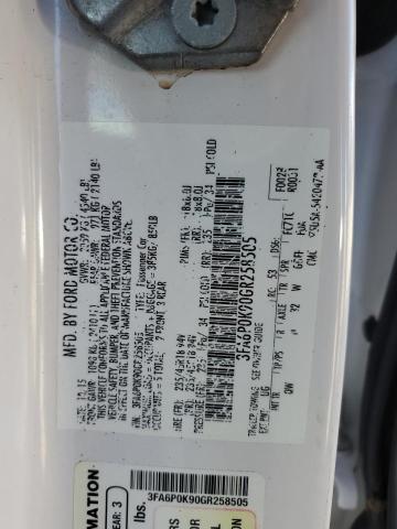 2016 FORD FUSION TIT - 3FA6P0K90GR258505