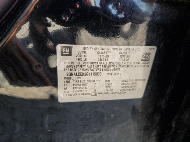 2016 CHEVROLET EQUINOX LT - 2GNALCEK9G1115838