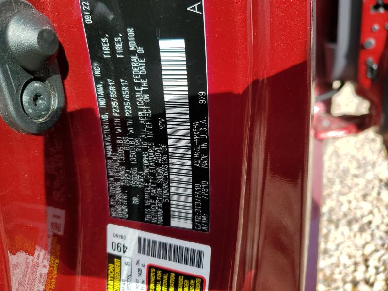 2022 TOYOTA SIENNA LE #3297268409