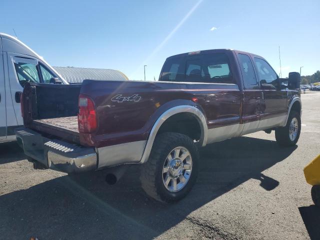 FORD F350 SUPER 2010 burgundy 4dr ext diesel 1FTWX3BR9AEA26023 photo #4