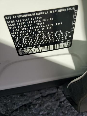 2021 VOLKSWAGEN TIGUAN SE #3304653997