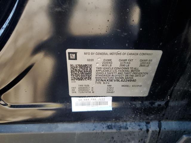 2020 CHEVROLET EQUINOX 2GNAX5EV9L6224940