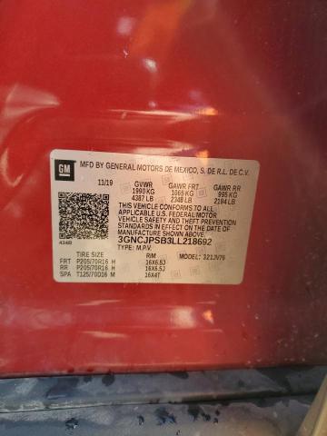 2020 CHEVROLET TRAX 1LT #3285553265