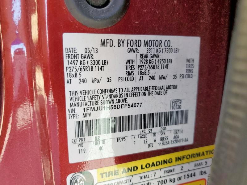 2013 FORD EXPEDITION - 1FMJU1H56DEF54677